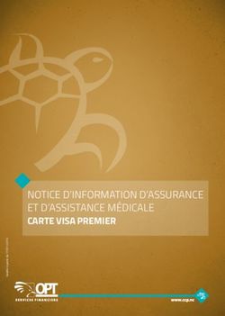 NOTICE D'INFORMATION D'ASSURANCE ET D'ASSISTANCE MÉDICALE - CARTE VISA PREMIER