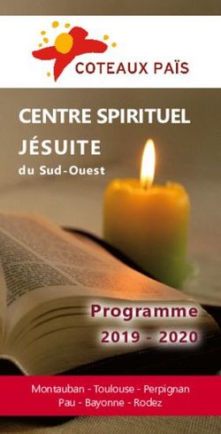 CENTRE SPIRITUEL JÉSUITE - du Sud-Ouest Programme - Coteaux Pais