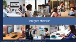 Int&eacute;grit&eacute; chez HP Hardcopy version of Integrity at HP interactive code