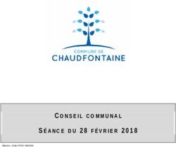 SÉANCE DU 28 FÉVRIER 2018 - CONSEIL COMMUNAL