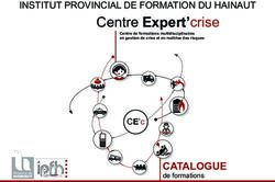 Centre Expert'crise - CATALOGUE de formations - Institut Provincial de Formation du ...