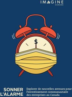 SONNER L'ALARME Explorer de nouvelles avenues pour l'investissement communautaire des entreprises au Canada