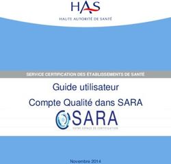 Guide utilisateur Compte Qualité dans SARA - SERVICE CERTIFICATION DES ÉTABLISSEMENTS DE SANTÉ