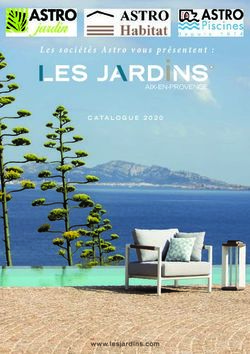 Les sociétés Astro vous présentent : AIX-EN-PROVENCE CATALOGUE 2020 - Astro Jardin