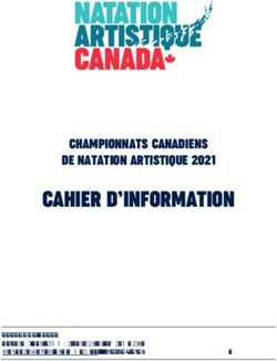 CAHIER D'INFORMATION CHAMPIONNATS CANADIENS DE NATATION ARTISTIQUE 2021 - STÉPHANE CÔTÉ - Canada Artistic Swimming