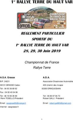 1er RALLYE TERRE DU HAUT VAR REGLEMENT PARTICULIER SPORTIF DU - Rallye Sport