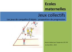 Jeux collectifs Ecoles maternelles - Dossier élaboré par l'équipe des CPC EPS du Haut-Rhin 2013