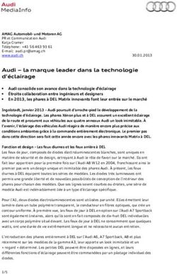 Audi - la marque leader dans la technologie d'éclairage