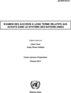 EXAMEN DES ACCORDS À LONG TERME RELATIFS AUX ACHATS DANS LE SYSTEME DES NATIONS UNIES - JIU/REP/2013/1 - Undocs