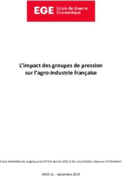 L'impact des groupes de pression sur l'agro-industrie fran&ccedil;aise - MSIE 31 - d&eacute;cembre 2019 - Infoguerre