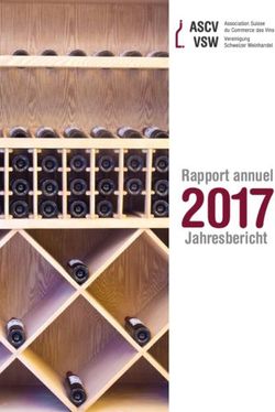 2017 Jahresbericht - Vereinigung Schweizer Weinhandel
