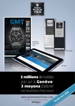 3 millions de nuit&eacute;es par an &agrave; Gen&egrave;ve: 3 moyens d'attirer - ces touristes chez vous ! - GMT Publishing