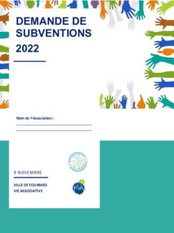 DEMANDE DE SUBVENTIONS 2022 - 9 NOVEMBRE VILLE DE FOURMIES VIE ASSOCIATIVE Nom de l'Association