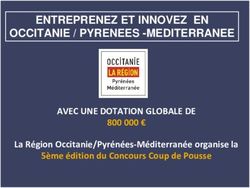 ENTREPRENEZ ET INNOVEZ EN OCCITANIE / PYRENEES -MEDITERRANEE - AVEC UNE DOTATION GLOBALE DE 800 000 € La Région Occitanie/Pyrénées-Méditerranée ...
