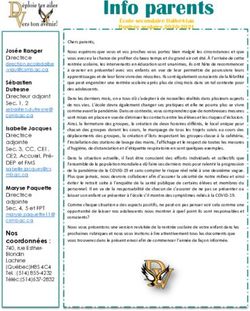 Info parents - École secondaire Dalbé-Viau