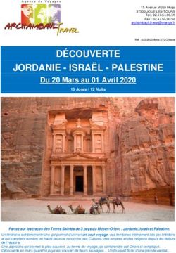 D&Eacute;COUVERTE JORDANIE - ISRA&Euml;L - PALESTINE - Du 20 Mars au 01 Avril 2020