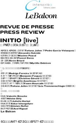 INITIO live REVUE DE PRESSE PRESS REVIEW - Tatiana Julien