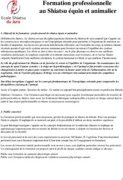 Formation professionnelle au Shiatsu équin et animalier