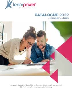 CATALOGUE 2022 Janvier - Juin - Formation - Coaching - Consulting en Communication, People Management, Teampower