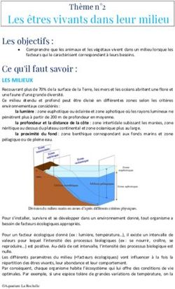 Les êtres vivants dans leur milieu - Aquarium La Rochelle