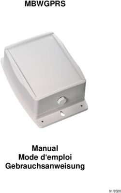 MBWGPRS - Manual Mode d'emploi Gebrauchsanweisung