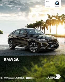 BMW X6. BMW EFFICIENTDYNAMICS - MOINS D'&Eacute;MISSIONS. PLUS DE PLAISIR - Acc&egrave;s au site