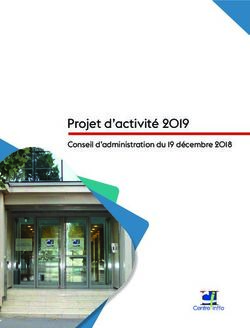 Projet d'activité 2019 - Conseil d'administration du 19 décembre 2018 - Centre Inffo