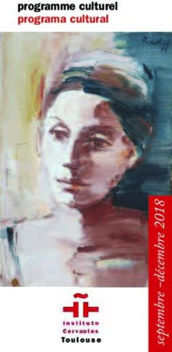 Programme culturel programa cultural - Instituto Cervantes de Toulouse