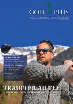 TRAUFFER AU TEE - Migros Golfparks