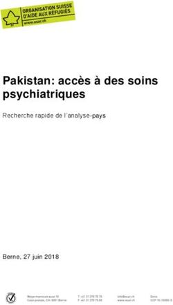 Pakistan: accès à des soins psychiatriques - Recherche rapide de l'analyse-pays - Berne, 27 juin 2018 - Organisation suisse d ...