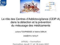 Le Rôle Des Centres D'Addictovigilance (CEIP-A) Dans La Détection Et La ...