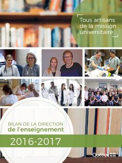 2016-2017 de l'enseignement Bilan de la direcTion - Tous artisans de la mission universitaire - CIUSSS du Saguenay Lac ...