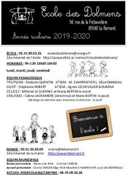 Ecole des Dolmens - Bernard