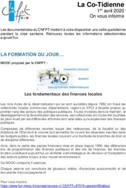 La Co-Tidienne 1er avril 2020 On vous informe - Le CNFPT