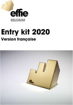 Entry kit 2020 Version fran&ccedil;aise - EFFIE Awards Belgium