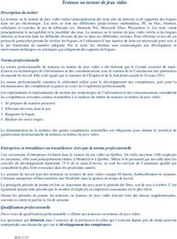 Testeuse ou testeur de jeux vidéo