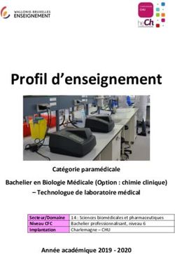 Profil d'enseignement - Haute Ecole Charlemagne