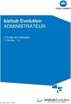 Bizhub Evolution ADMINISTRATEUR - Guide de l'utilisateur Version : 1.2 - Konica Minolta