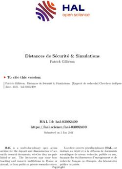 Distances de Sécurité & Simulations - Archive ouverte HAL