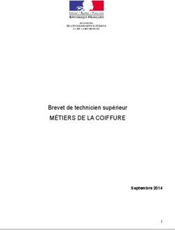 MÉTIERS DE LA COIFFURE - Brevet de technicien supérieur - Septembre 2014