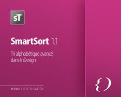 ST SMARTSORT 1.1 TRI ALPHABÉTIQUE AVANCÉ DANS INDESIGN - INDISCRIPTS