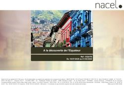 A la d&eacute;couverte de l'Equateur - Nacel