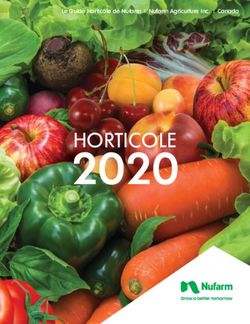 2020 HORTICOLE - Le Guide Horticole de Nufarm I Nufarm Agriculture Inc. I Canada