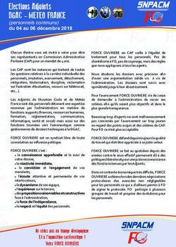 Elections Adjoints DGAC - METEO FRANCE - (personnels communs) du 04 au 06 décembre 2018 - FODGAC.fr