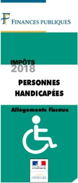 2018 PERSONNES HANDICAPÉES - Allègements fiscaux - Impots.gouv