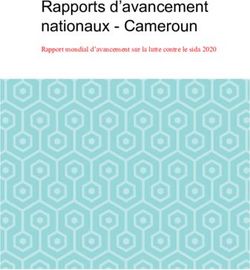 Rapports d'avancement nationaux - Cameroun - Rapport mondial d'avancement sur la lutte contre le sida 2020 - Ecoi.net