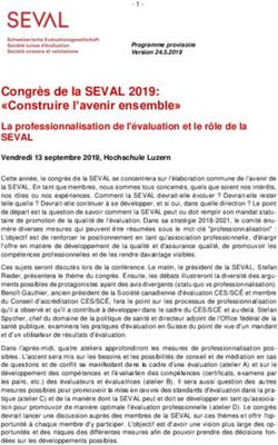 Congrès de la SEVAL 2019: "Construire l'avenir ensemble"