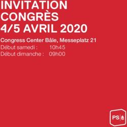INVITATION CONGR&Egrave;S 4/5 AVRIL 2020 - Congress Center B&acirc;le, Messeplatz 21 D&eacute;but samedi : 10h45 D&eacute;but dimanche : 09h00