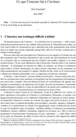 Ce que l'internet fait à l'écriture - Enssib