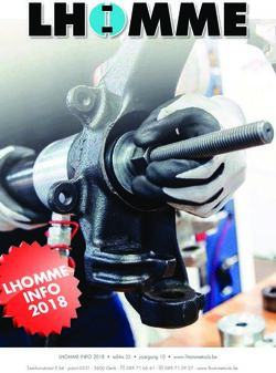 L - YEARS - LHOMME INFO 2018 editie 35 jaargang 10 www.lhommetools.be - Lhomme Tools
